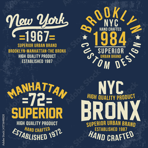 Vintage theme typography for t shirt prints, posters and other uses.	
