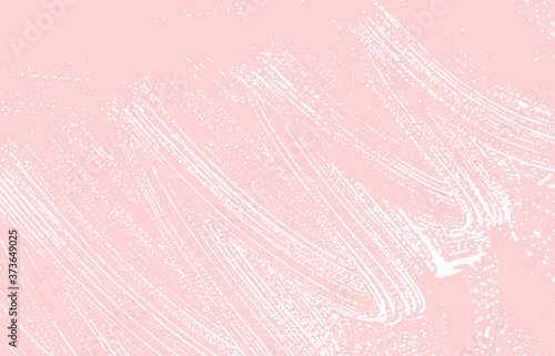 Grunge texture. Distress pink rough trace. Good-lo