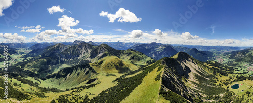 Drohnenfoto im Allgäu auf dem Iseler photo