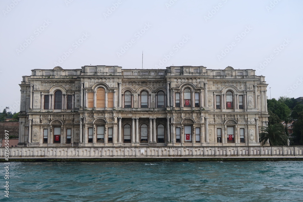 Riverside home on the Bosphorus River in Turkey.