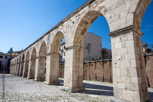 sulmona medieval city historic center italy