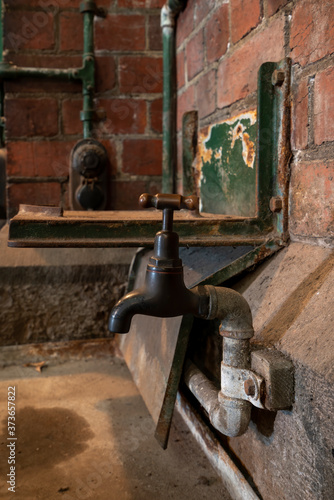 old rusty tap