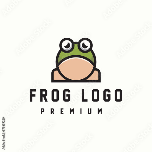 Frog logo template 