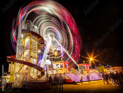 Witney Feast 2015 - 'Air' Fairground Light Trace © Peter Greenway