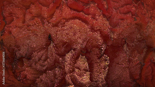 Martian relief 3D render il...