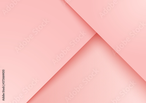 Pink paper dimension overlapping layer background with shadow.