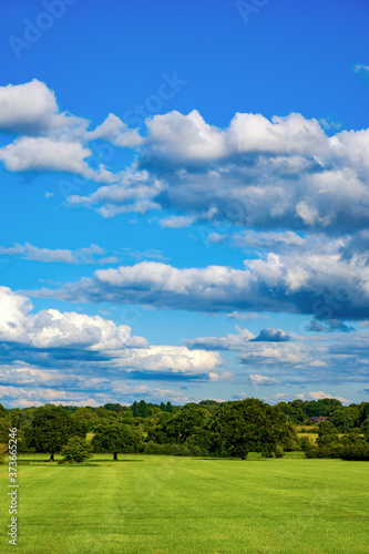 Fototapeta Naklejka Na Ścianę i Meble -  Blue sky background with a tiny clouds