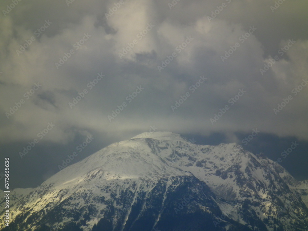 Mountains in the winter. Mountains in the winter.