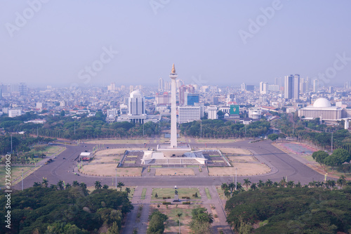 8 November 2019, Jakarta, Indonesia: National Monument or Monas, Jakarta, Indonesia.