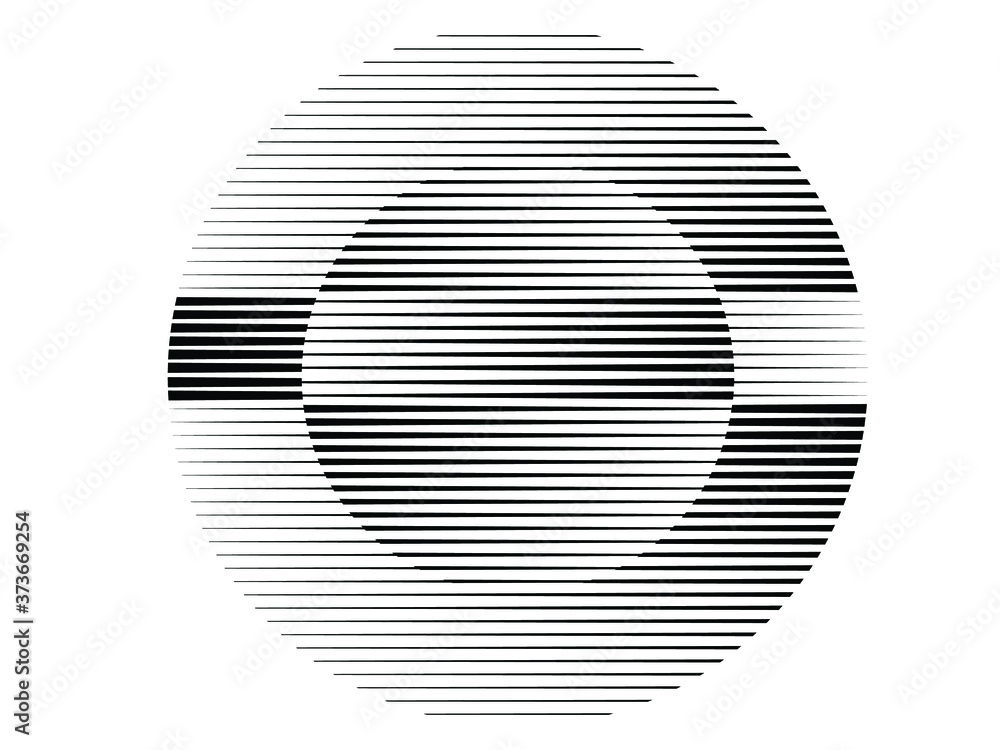 Circle Logo with lines.unusual icon Design .Background with Vector stripes .Geometric shape. Circle Logo with lines.unusual icon Design .Background with Vector stripes .Geometric shape.