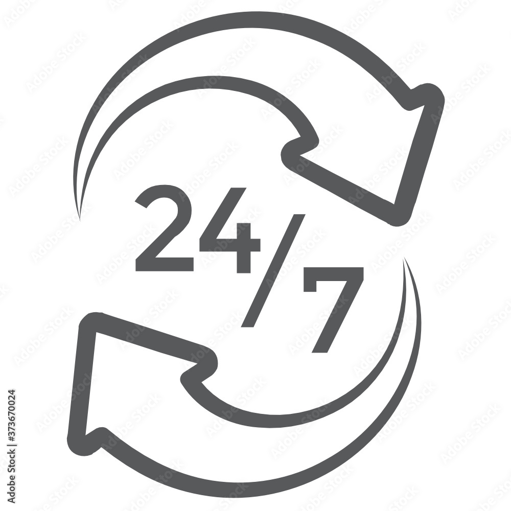 Line vector design of round the clock icon
Line vector design of round the clock icon