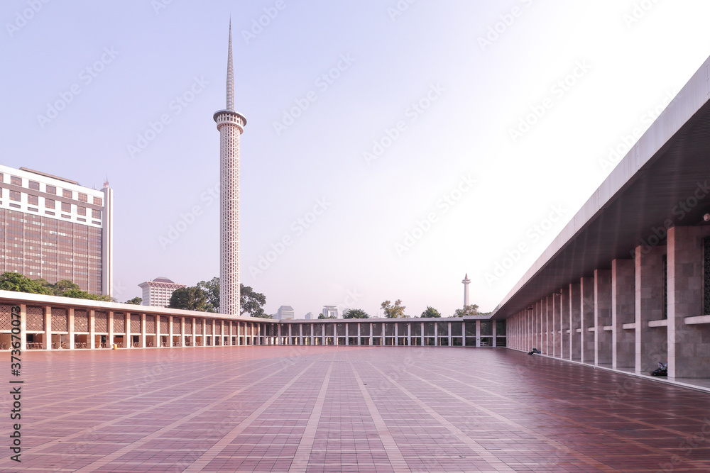 30 April 2018, Jakarta, Indonesia: Istiqal Mosque at Jakarta, Indonesia.