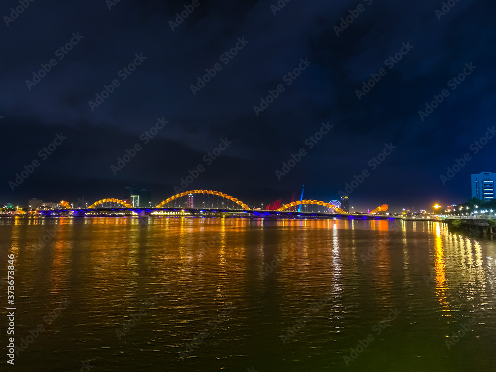 Obraz premium Beautiful colours of Da Nang Vietnam