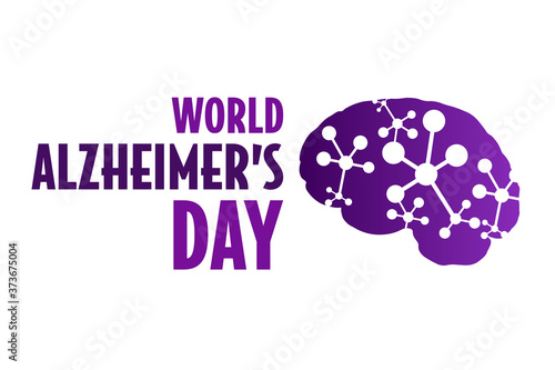 World Alzheimer’s Day. September 21. Template for background, banner, card, poster with text inscription. Vector EPS10 illustration.