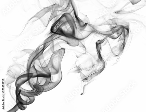 Abstract silky smoke aura