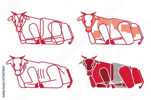 red cow