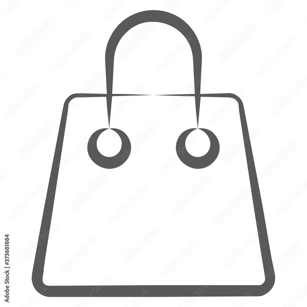 Brush stroke vector design of shopping bag icon
Brush stroke vector design of shopping bag icon