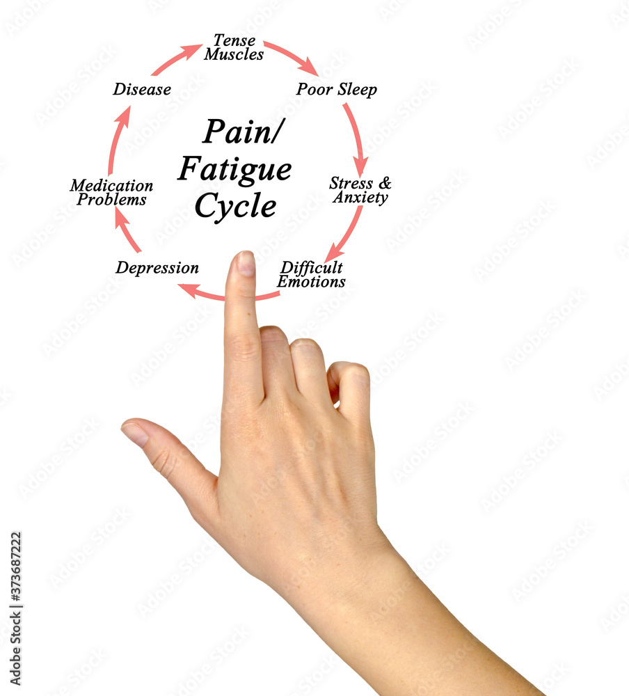 Steps in Pain / Fatigue Cycle. Steps in Pain / Fatigue Cycle.