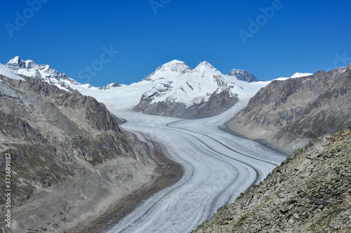 Canvas Print Gt Aletsch Glacier