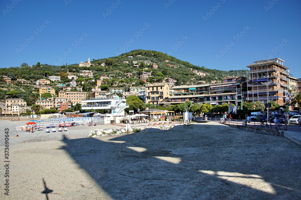 Recco, resort on shores of Mediterranean Sea, Italy