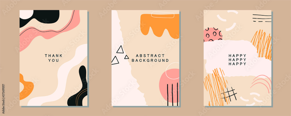 Abstract universal art web header template. Good for cover, invitation, banner, brochure, poster, card, flyer. Abstract vector background.