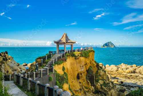 Obraz na płótnie scenery of Keelung islet and Heping Island Park in taiwan