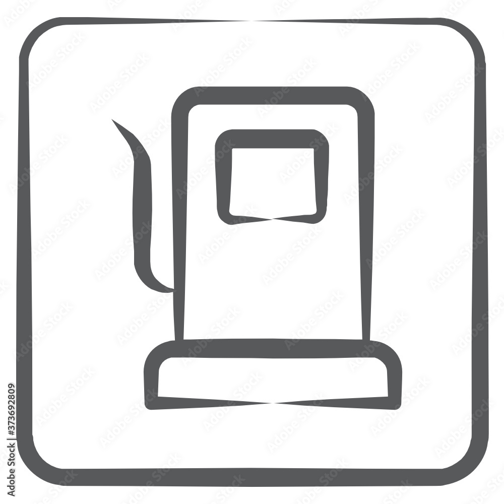Petrol pump banner icon, editable linear vector
Petrol pump banner icon, editable linear vector