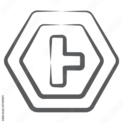 
Road direction arrows vector, editable linear icon 
