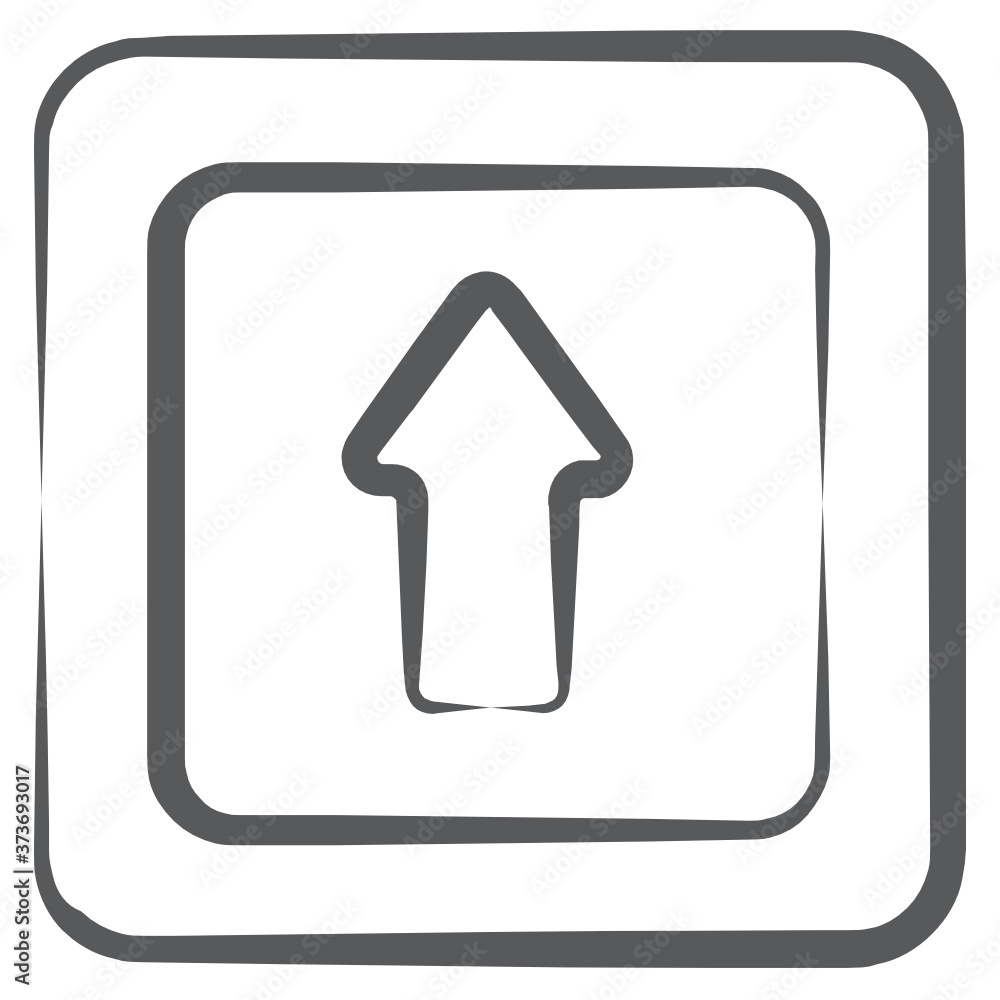 Linear icon of upward arrow, road arrow,
Linear icon of upward arrow, road arrow,