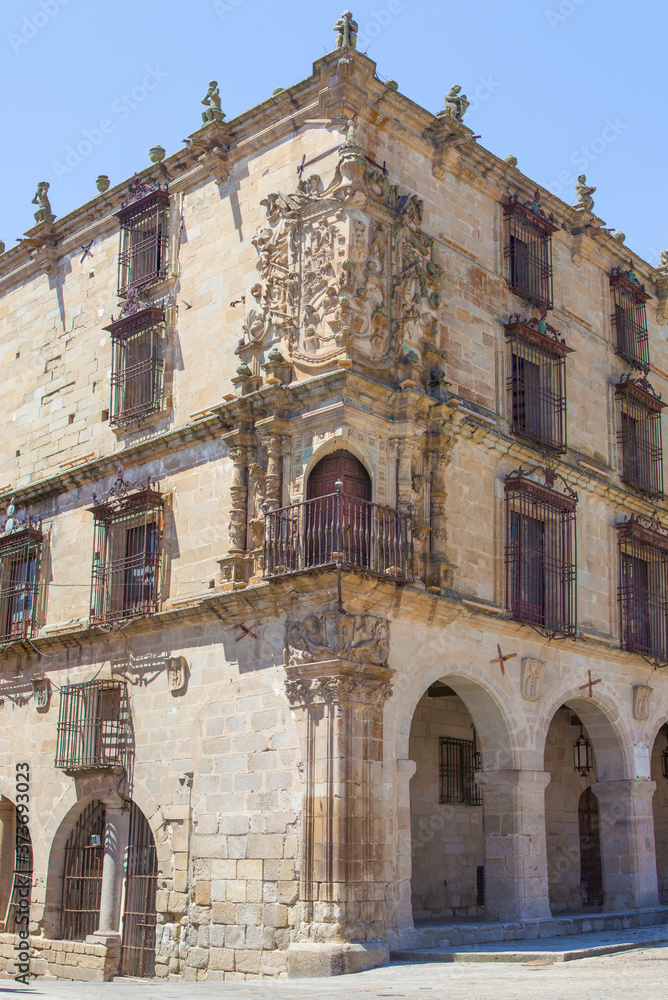 House-Palace of Marquis of Conquest or Marques de la Conquista, Trujillo, Spain