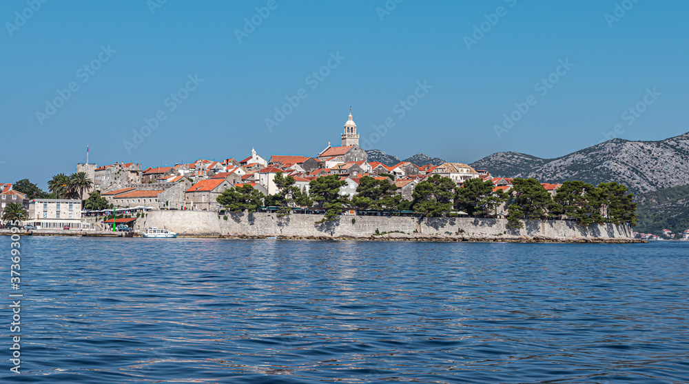 Korcula's walled old town