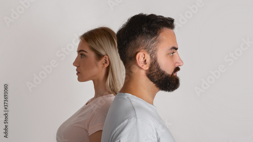 Bild auf Leinwand Gender equality and diverging views