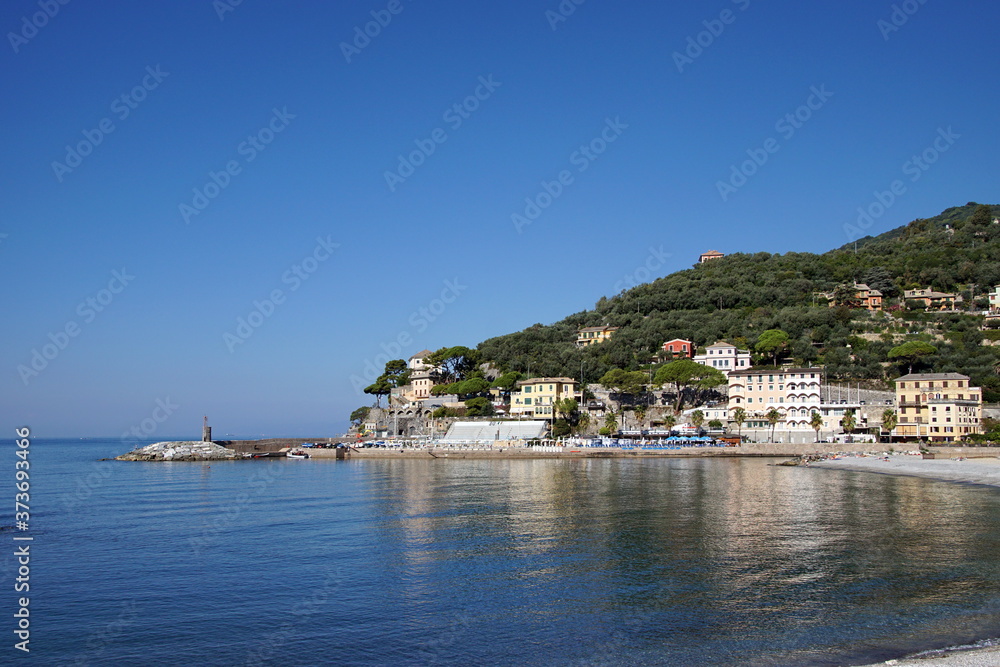 Recco, resort on shores of Mediterranean Sea, Italy