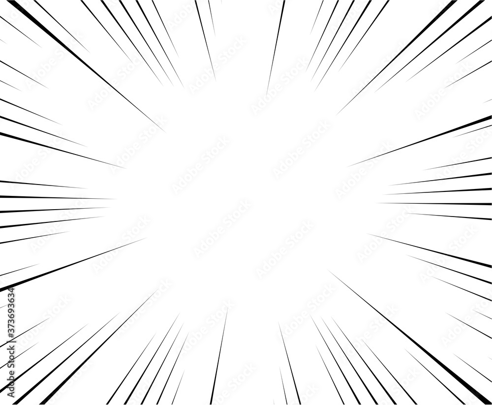 Black and white radial lines comics style background. Graphic explosion with speed lines banner. Black and white radial lines comics style background. Graphic explosion with speed lines banner.