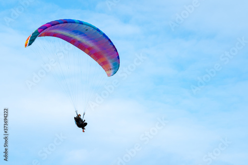Paragliding in the Sky