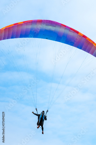 Paragliding in the Sky