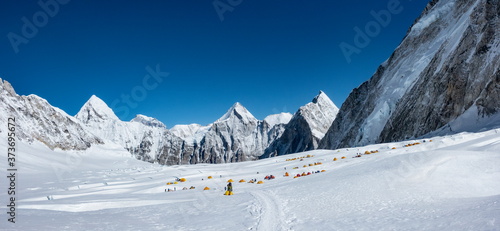 MT.EVEREST Camp 1 on top of KHUMBU Icefall photo
