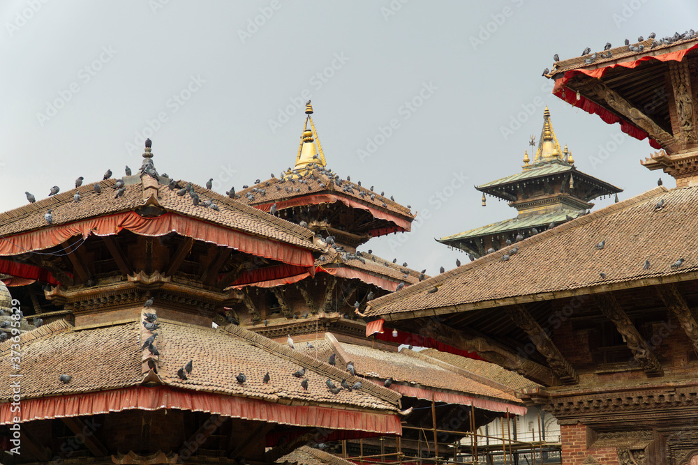 Kathmandu the streets, street markets and temples of the city Kathmandu the streets, street markets and temples of the city