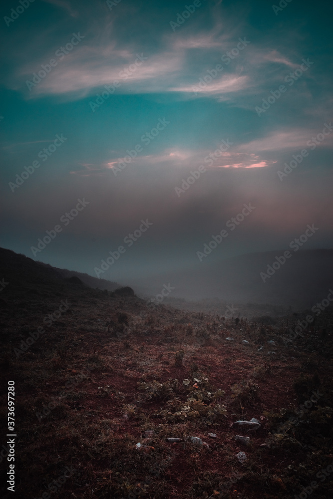 山の風景