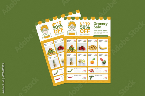 Grocery Sale Flyer Template