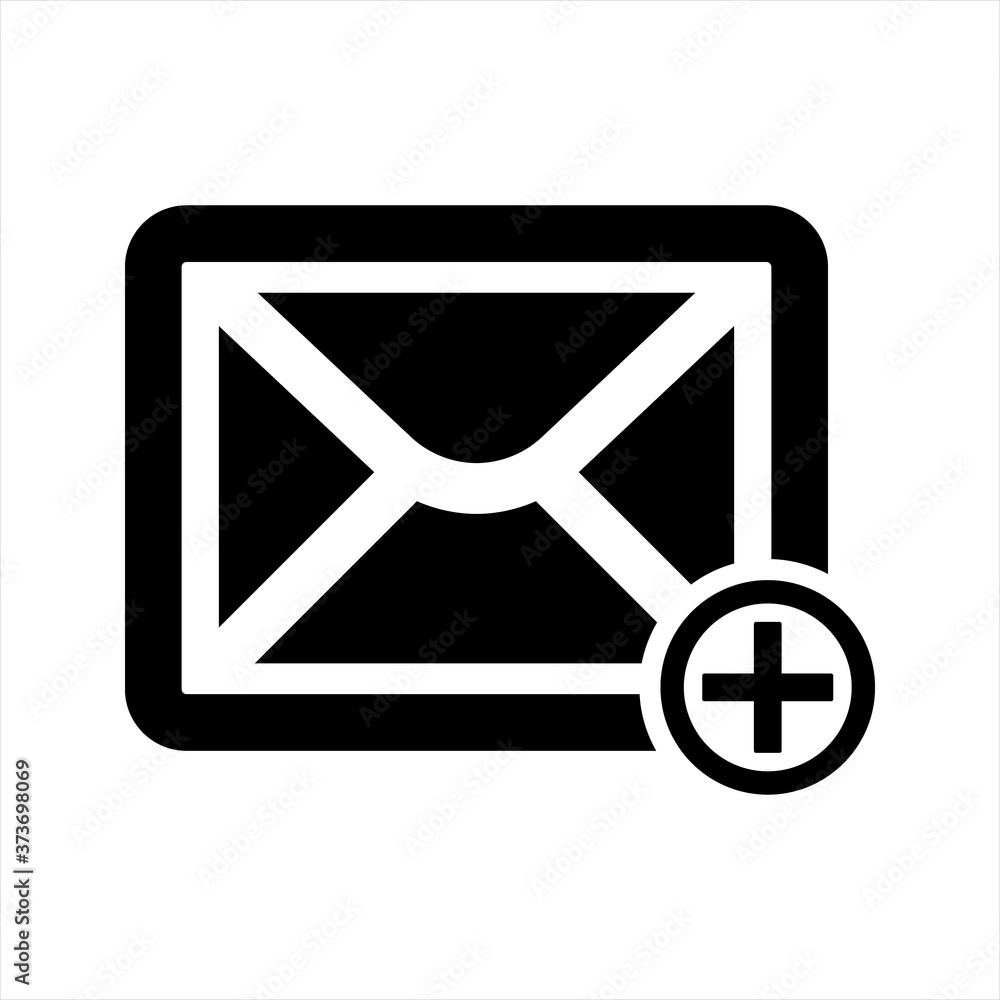 Create email icon. Medical mail icon Create email icon. Medical mail icon