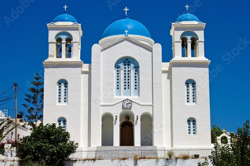 The Cathedral church of Ios, Ios island, Cyclades islands, Greece. © Theastock