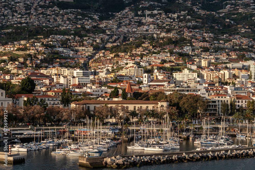 Stadtlandschaft Funchal Madeira
