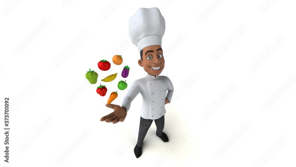 Fun 3D cartoon chef Fun 3D cartoon chef