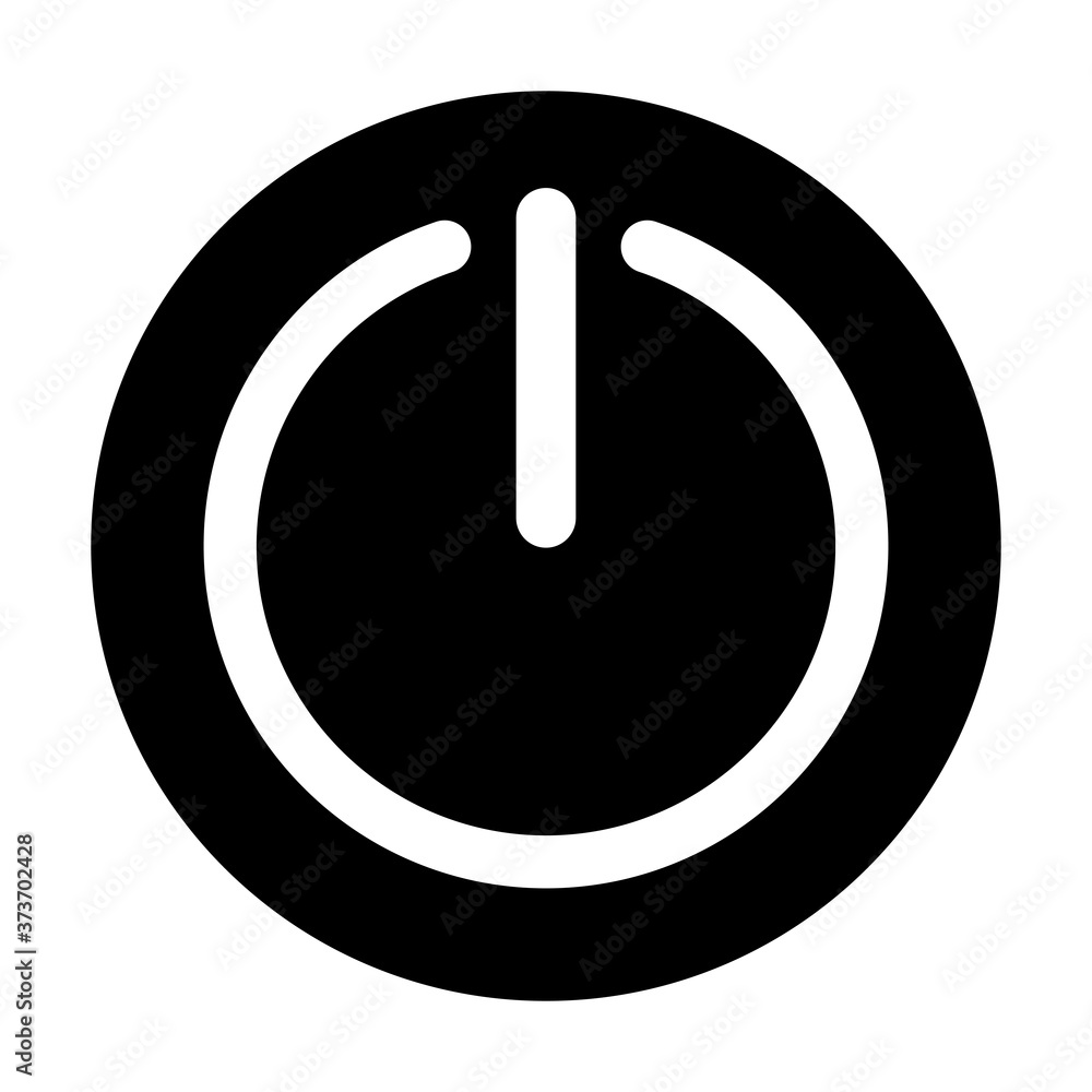 Icono del botón de encendido Black Line. On Off Botones Ilustración. Símbolo de inicio. Logotipo de cierre. Señal de cierre de sesión. Aislado. Variaciones Icono del botón de encendido Black Line. On Off Botones Ilustración. Símbolo de inicio. Logotipo de cierre. Señal de cierre de sesión. Aislado. Variaciones