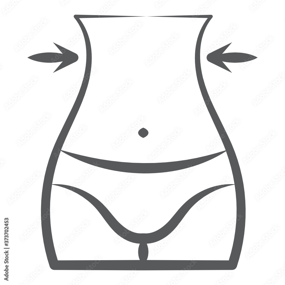 A hand drawn graphic art of slim figure
A hand drawn graphic art of slim figure