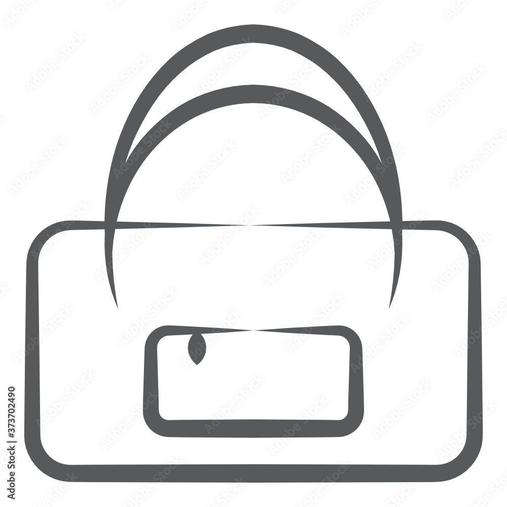 Trendy icon style of sports bag, editable stroke
Trendy icon style of sports bag, editable stroke