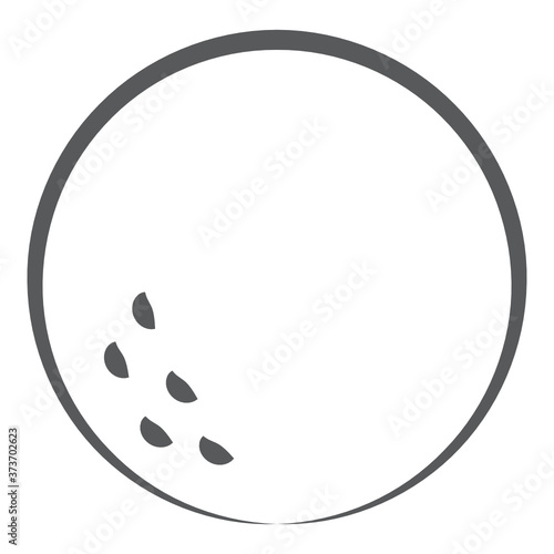 
An editable vector of tenpin ball, sports ball 
