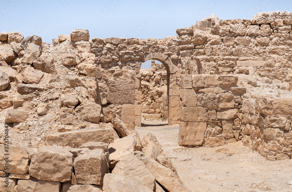 Shivta - a national park in  southern Israel, includes the ruins of an ancient Nabatean city in the northern Negev.