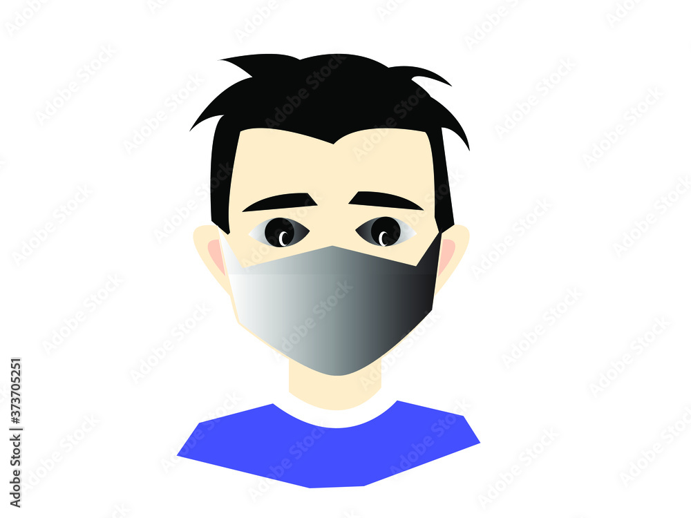 Men wear masks to protect them from germs.